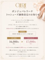 【ボンジュバレリーナ】トゥシューズ価格改定のお知らせ