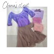 画像1: 【CHERIE'S CLOSET】 花のワルツコーデ (1)