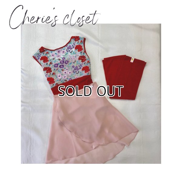 画像1: 【CHERIE'S CLOSET×Maochka】   リンクレッスンコーデ（Red） (1)