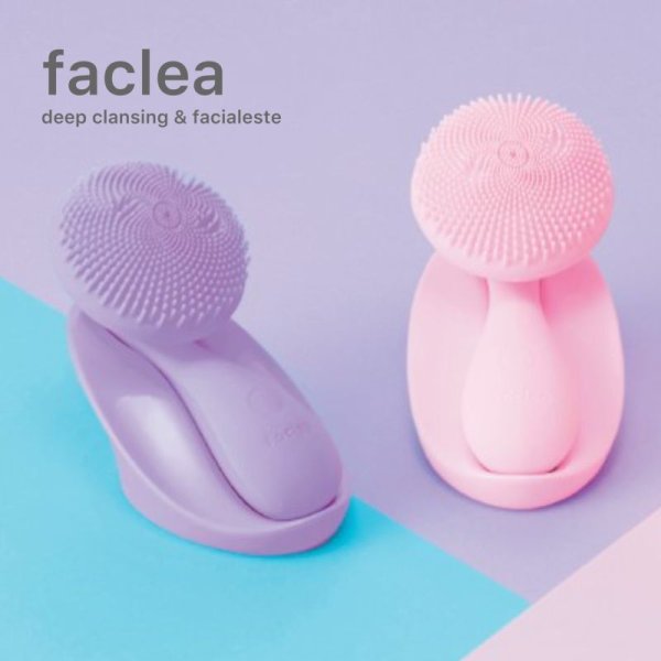 画像1: 【カロスビューティー】 Faclea ファクリア 電動洗顔ブラシ (1)