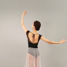 画像2: 【LEVDANCE】  marguerite cap sleeve leotard (2)