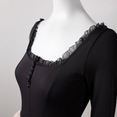 画像6: 【LEVDANCE】  Elizabeth square neck leotard (6)