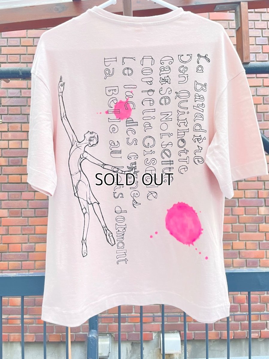 画像2: 【entrechat】 Ballet program バックプリントTシャツ (2)