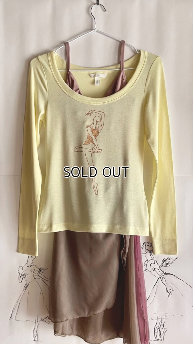 画像2: 【entrechat】 Ballerina5 スクープネックトップス (2)