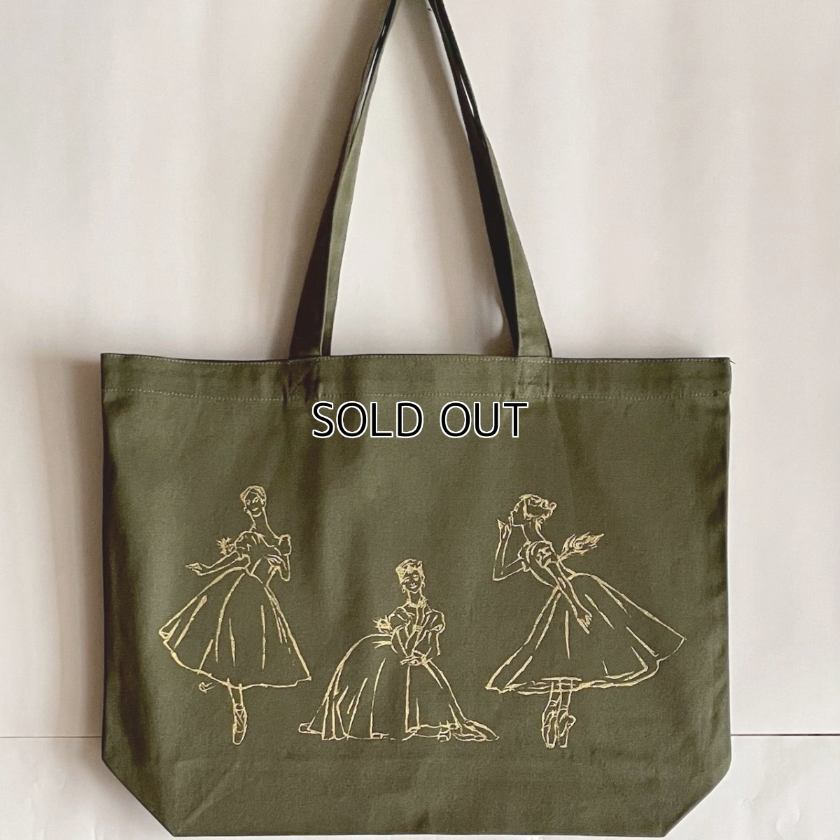 画像2: 【entrechat】 〈 La Sylphide 〉キャンバストート (2)