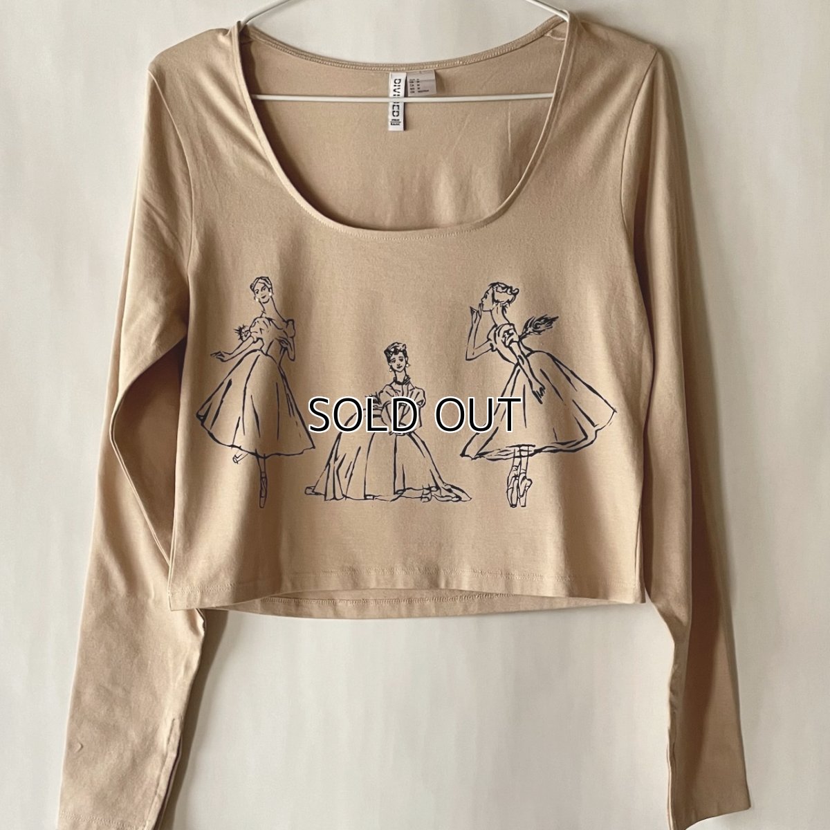 画像2: 【entrechat】  〈 La Sylphide 〉Uネック長袖T (2)