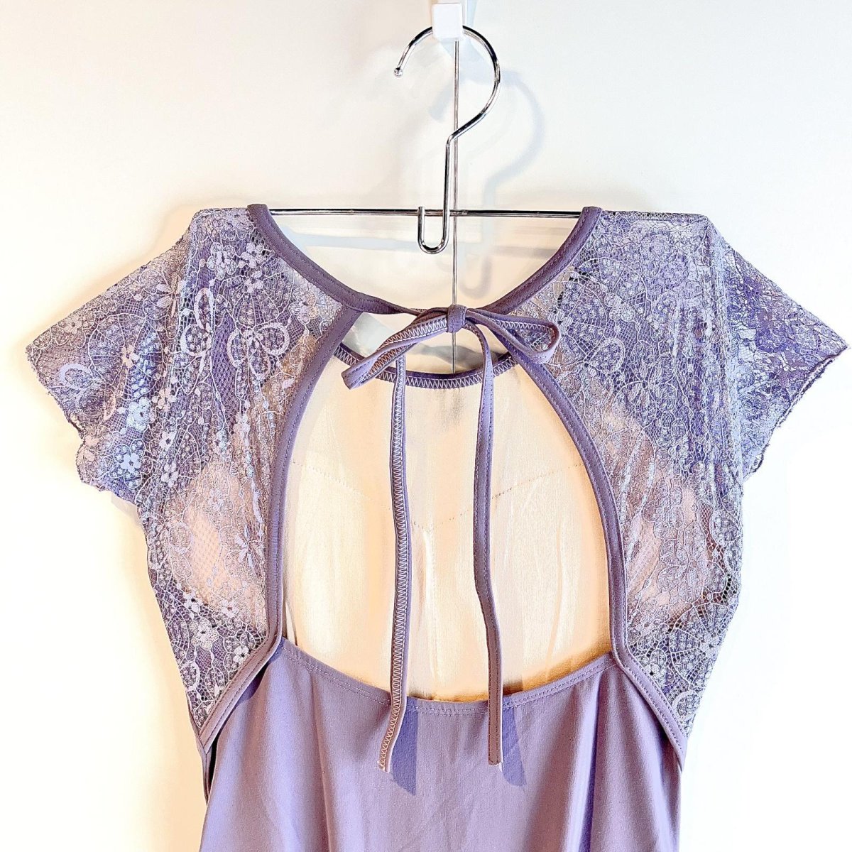 画像5: 半袖レースレオタード (5)