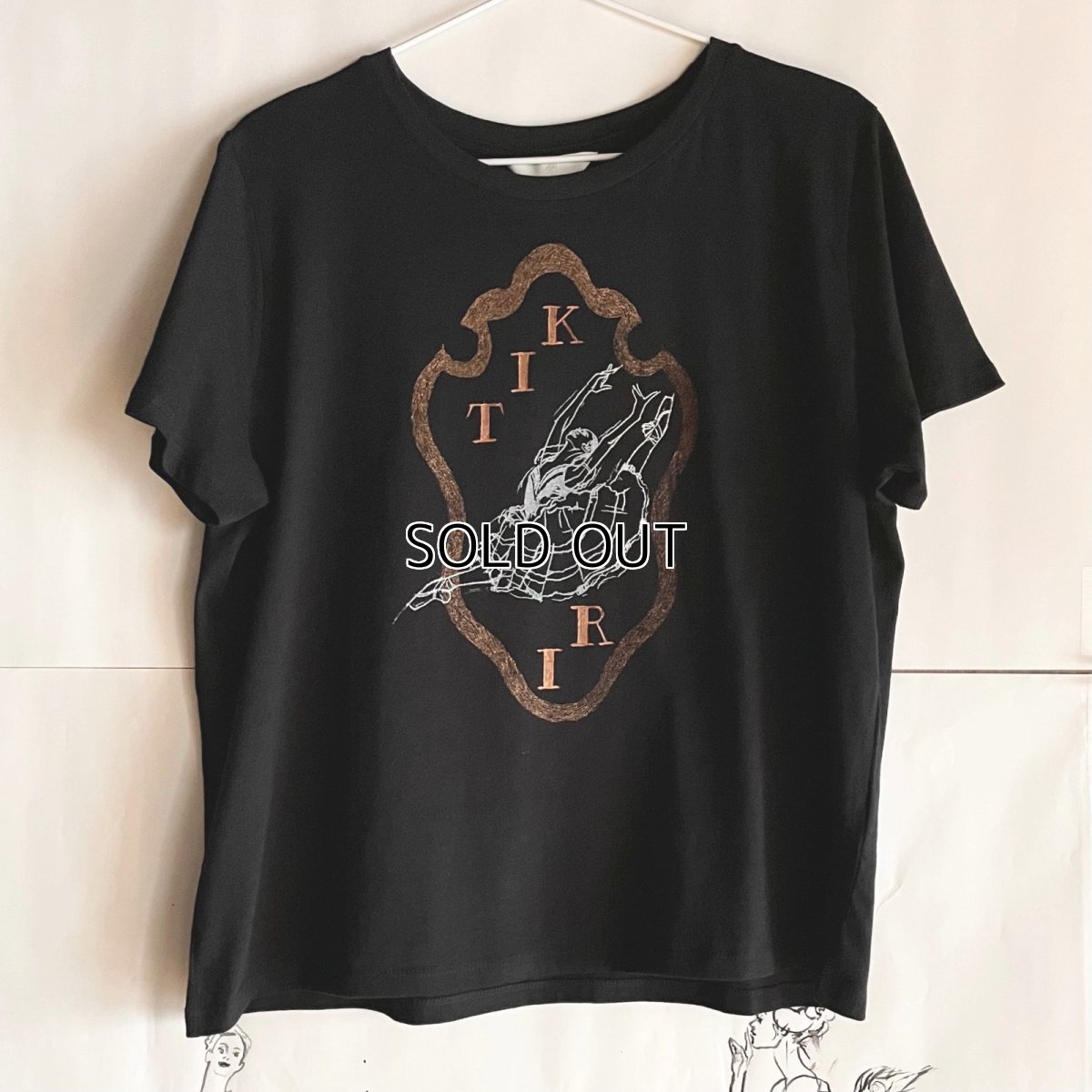画像2: 【entrechat】  〈 KITRI 〉オーガニックコットンＴシャツ (2)