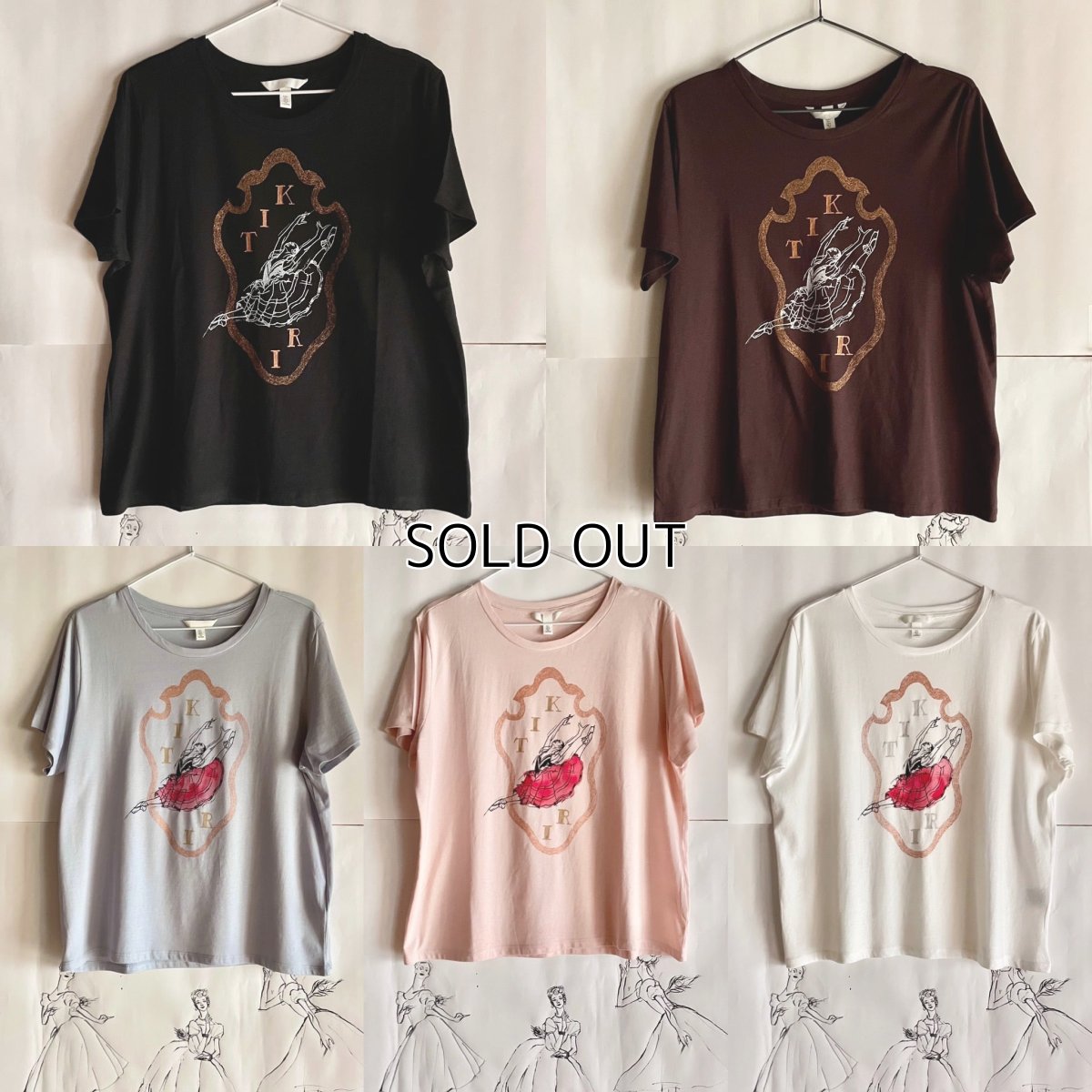 画像1: 【entrechat】  〈 KITRI 〉オーガニックコットンＴシャツ (1)