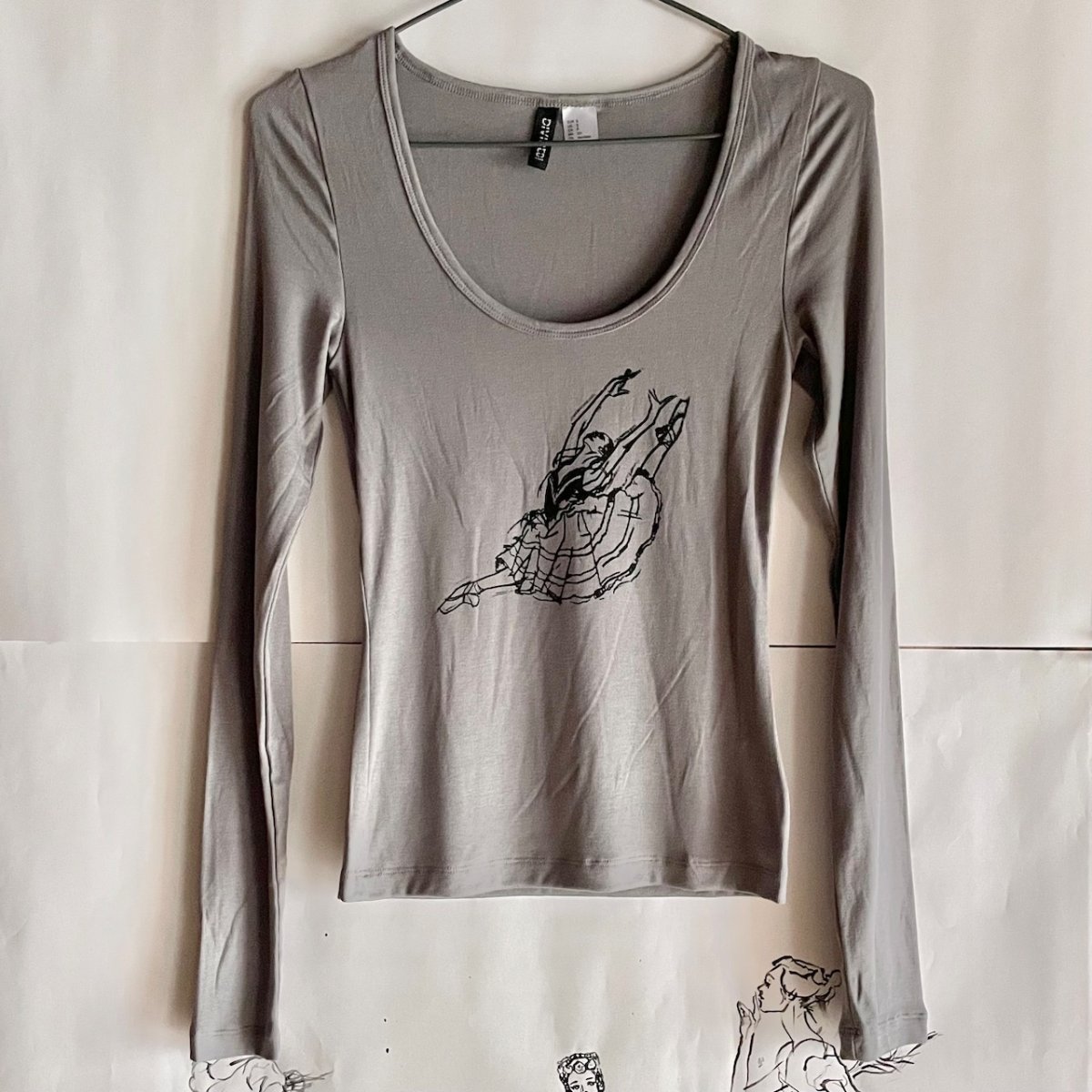 画像1: 【entrechat】  〈 KITRI 〉リブ長袖Ｔシャツ (1)