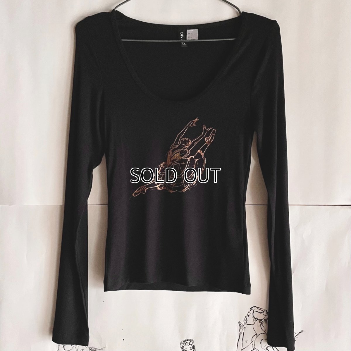 画像4: 【entrechat】  〈 KITRI 〉リブ長袖Ｔシャツ (4)