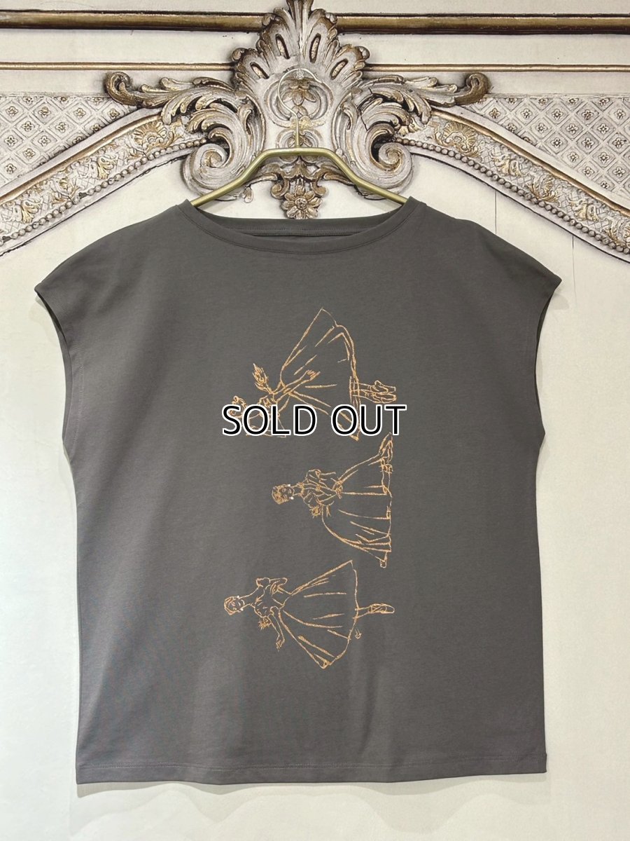 画像2: 【entrechat】  〈 La Sylphide 〉ノースリーブTシャツ (2)