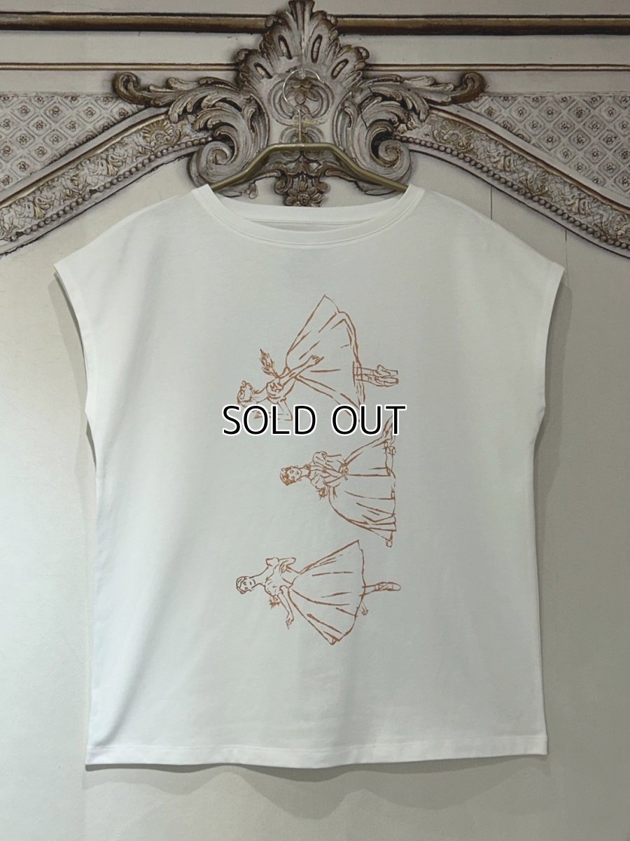 画像1: 【entrechat】  〈 La Sylphide 〉ノースリーブTシャツ (1)