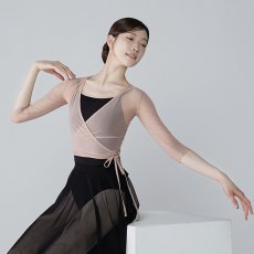 画像3: 【BYPLIE】 メッシュラップカーディガン (3)