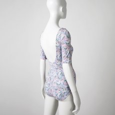 画像14: 【LEVDANCE】 Jane Short Sleeve Leotard FLORAL (14)