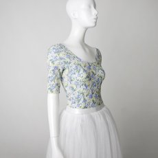 画像7: 【LEVDANCE】 Jane Short Sleeve Leotard FLORAL (7)