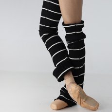 画像4: 【LEVDANCE】  stripe semi flared legwarmers (4)