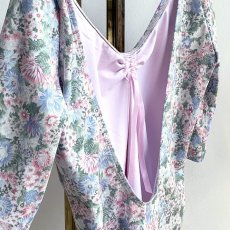 画像16: 【LEVDANCE】 Jane Short Sleeve Leotard FLORAL (16)