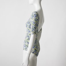 画像6: 【LEVDANCE】 Jane Short Sleeve Leotard FLORAL (6)