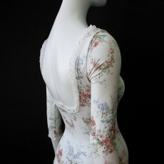 画像4: 【LEVDANCE】  Elizabeth Squareneck leotard FLORAL  (4)