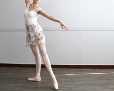 画像5: 【LEVDANCE】  marguerite cap sleeve leotard (5)