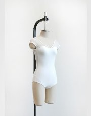 画像9: 【LEVDANCE】  marguerite cap sleeve leotard (9)