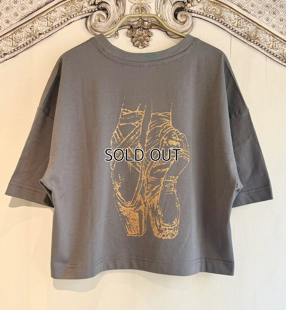 画像10: 【entrechat】  〈 Pointe shoes 〉半袖コットントレーナー (10)