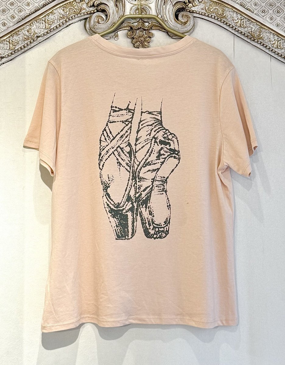 画像5: 【entrechat】  〈 Pointe shoes 〉オーガニックコットンTシャツ (5)