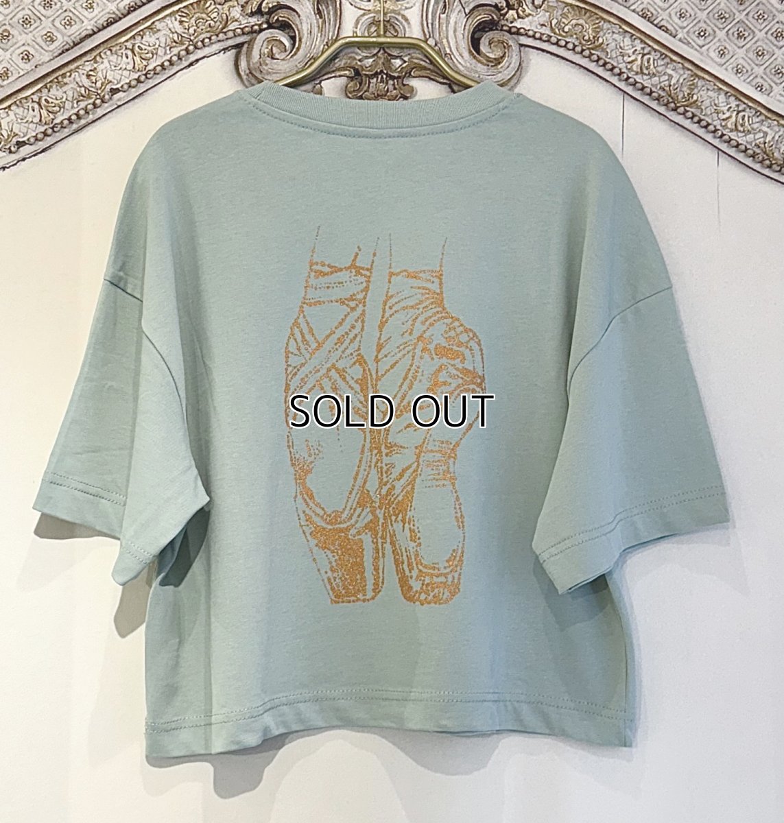 画像8: 【entrechat】  〈 Pointe shoes 〉半袖コットントレーナー (8)