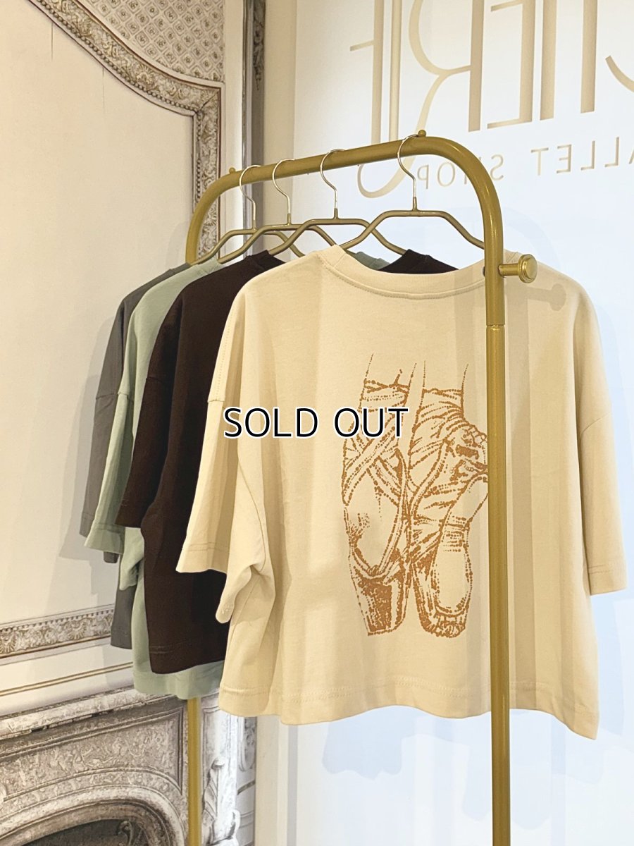 画像3: 【entrechat】  〈 Pointe shoes 〉半袖コットントレーナー (3)