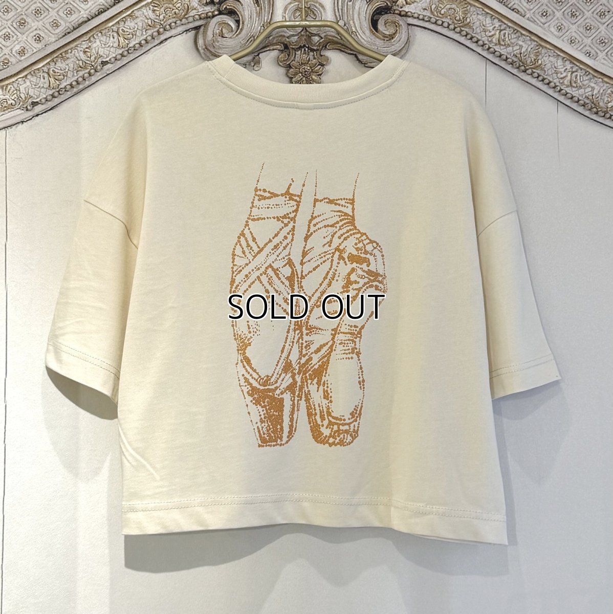 画像6: 【entrechat】  〈 Pointe shoes 〉半袖コットントレーナー (6)