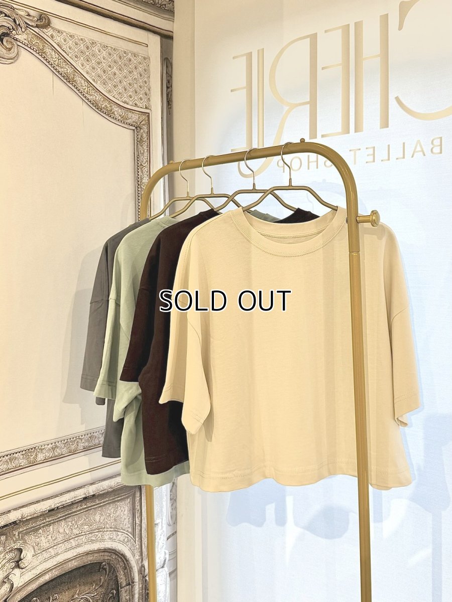 画像4: 【entrechat】  〈 Pointe shoes 〉半袖コットントレーナー (4)