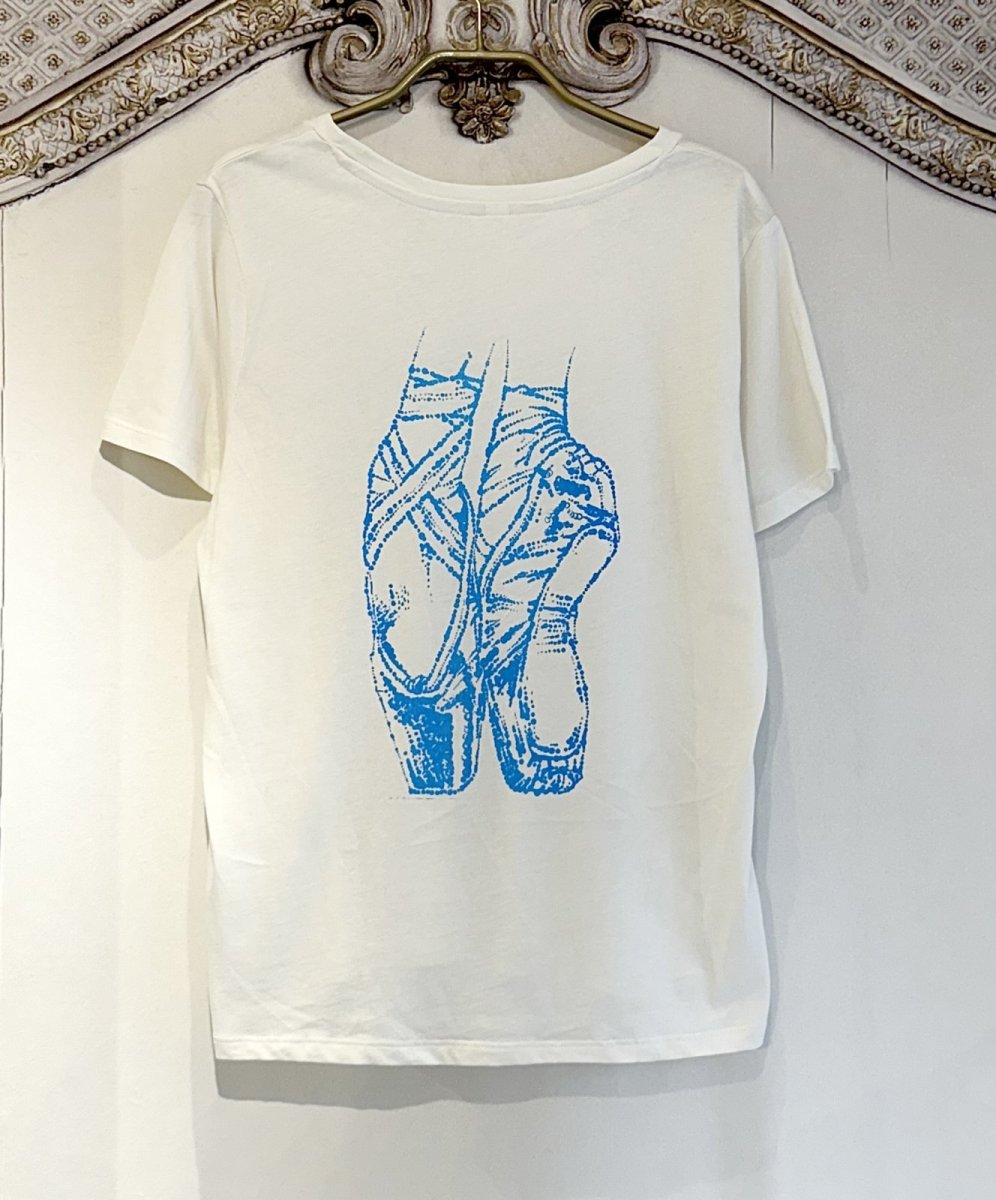 画像9: 【entrechat】  〈 Pointe shoes 〉オーガニックコットンTシャツ (9)