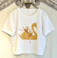 画像3: 【entrechat】  〈Odette〉クロップドストレッチTシャツ (3)