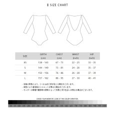 画像4: 【BYPLIE】  BOAT NECK MESH SLEEVE LEOTARD (4)