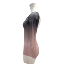 画像2: 【BYPLIE】  BOAT NECK MESH SLEEVE LEOTARD (2)