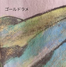 画像2: 【entrechat】  デザイナー 根井様 直筆〈美女と野獣〉ドルマンTシャツ ゴールドラメ (2)