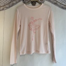 画像1: 【entrechat】  〈 ballerina 〉長袖ソフトシアークルーネックＴシャツ (1)