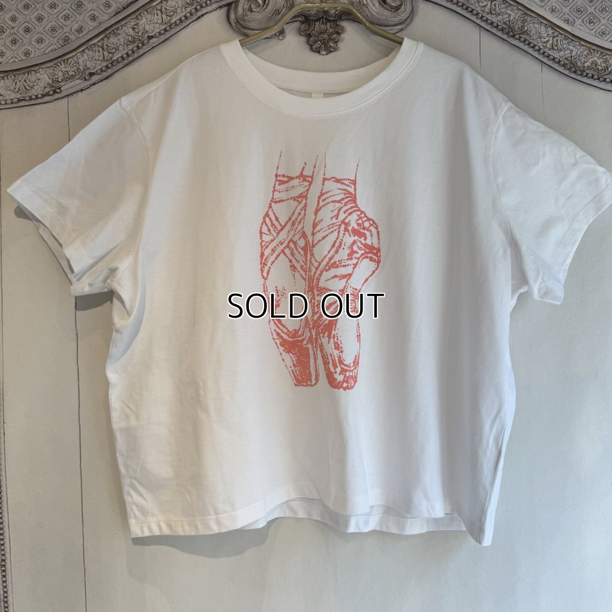 画像1: 【entrechat】  〈 Pointe shoes 〉オーバーサイズＴシャツ (1)