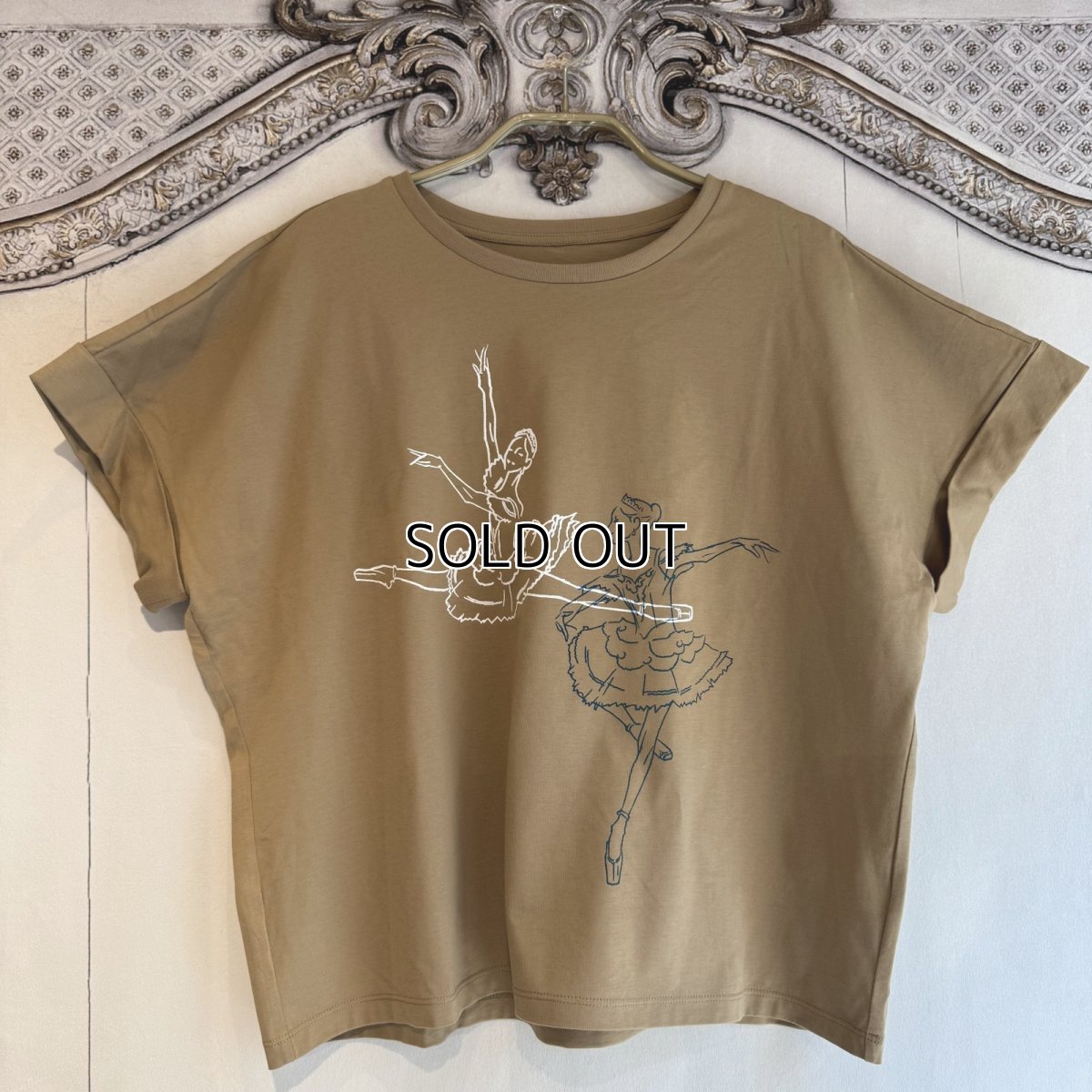 画像2: 【entrechat】  〈 ballerina 〉スムースコットンリラックスＴシャツ (2)