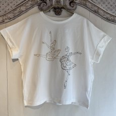 画像2: 【entrechat】  〈 ballerina 〉スムースコットンリラックスＴシャツ (2)