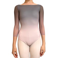画像1: 【BYPLIE】  BOAT NECK MESH SLEEVE LEOTARD (1)
