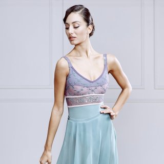 新品Delila Milano バレエスカート Mサイズ 薄いグリーン 新品Delila Milano バレエスカート Mサイズ 薄いグリーン