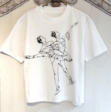 画像2: 【entrechat】 デザイナー 根井様 直筆 ＜ 眠れる森の美女＞エアリズムコットンTシャツ (2)