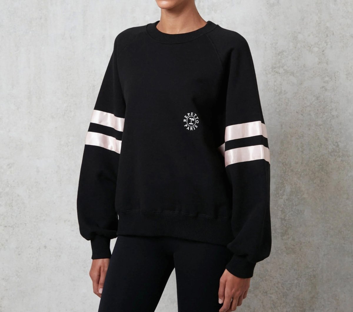 画像1: 【repetto】 Satin sweatshirt (1)