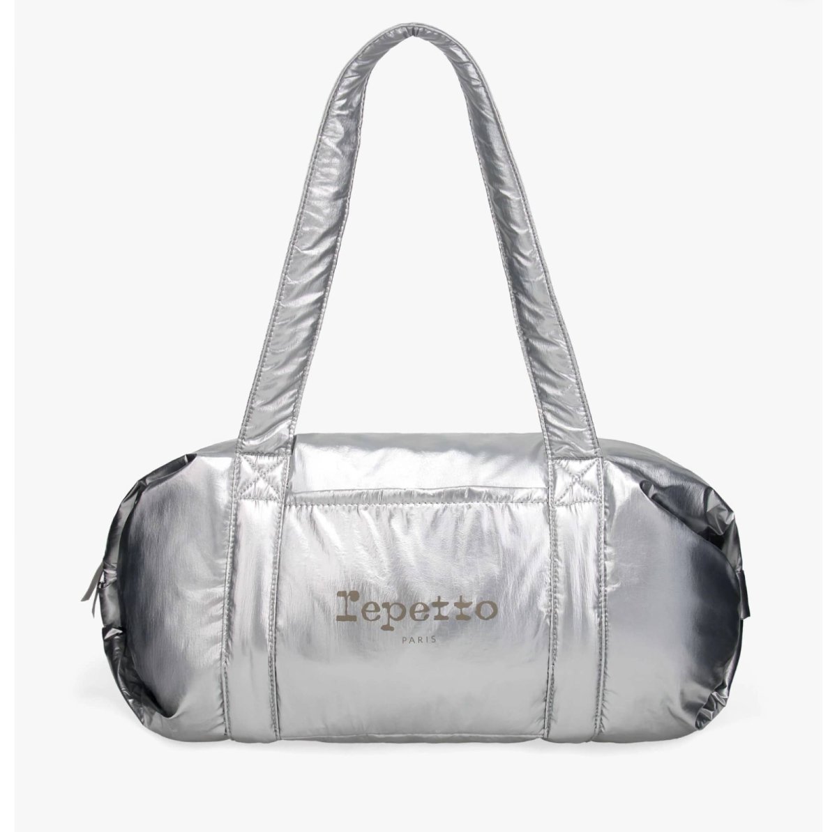 画像1: 【repetto】  シルバーダッフルバッグ(Lサイズ) (1)