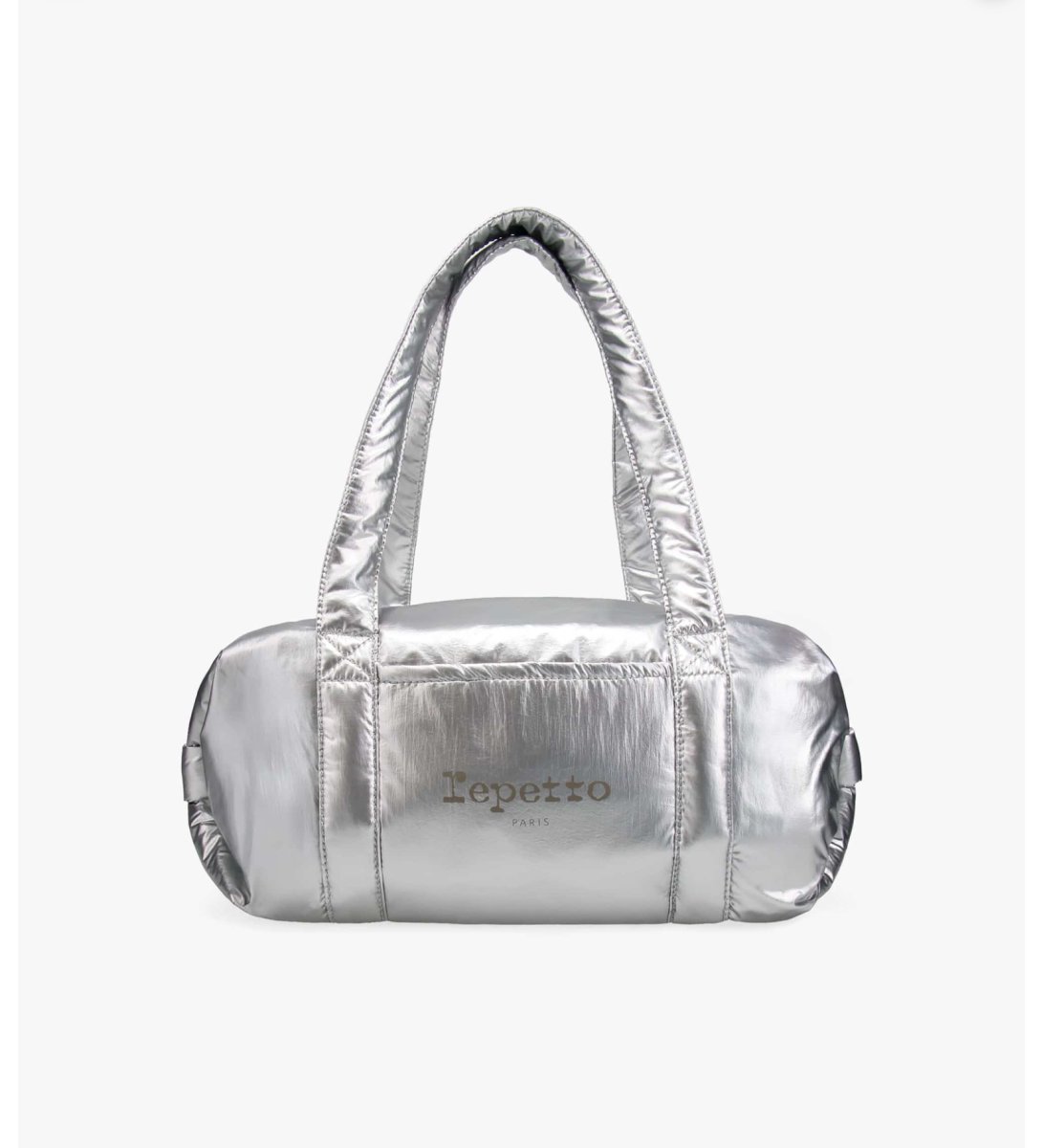 画像2: 【repetto】  シルバーダッフルバッグ(Mサイズ) (2)