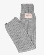 画像2: 【repetto】 ロゴレッグウォーマー (2)