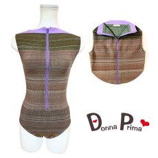 画像1: 【Donna Prima】 ニットレオタード Mサイズ (2) (1)