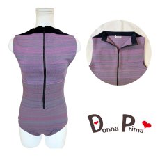 画像1: 【Donna Prima】 ニットレオタード Lサイズ (2) (1)